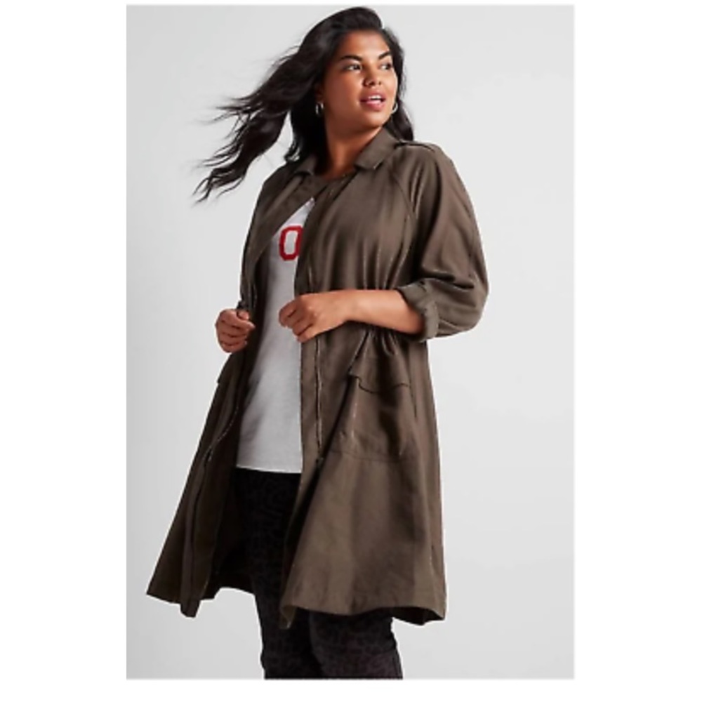 SOLD NWT- Lane Bryant Utility Duster Jacket